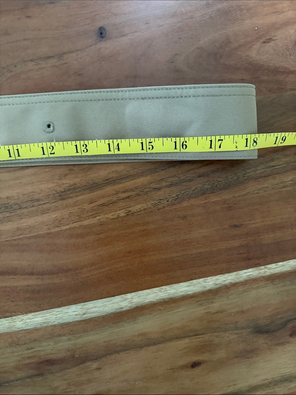 Burberry trench Replacement Beige Belt with Brown leather Buckle - Picture 6 of 7